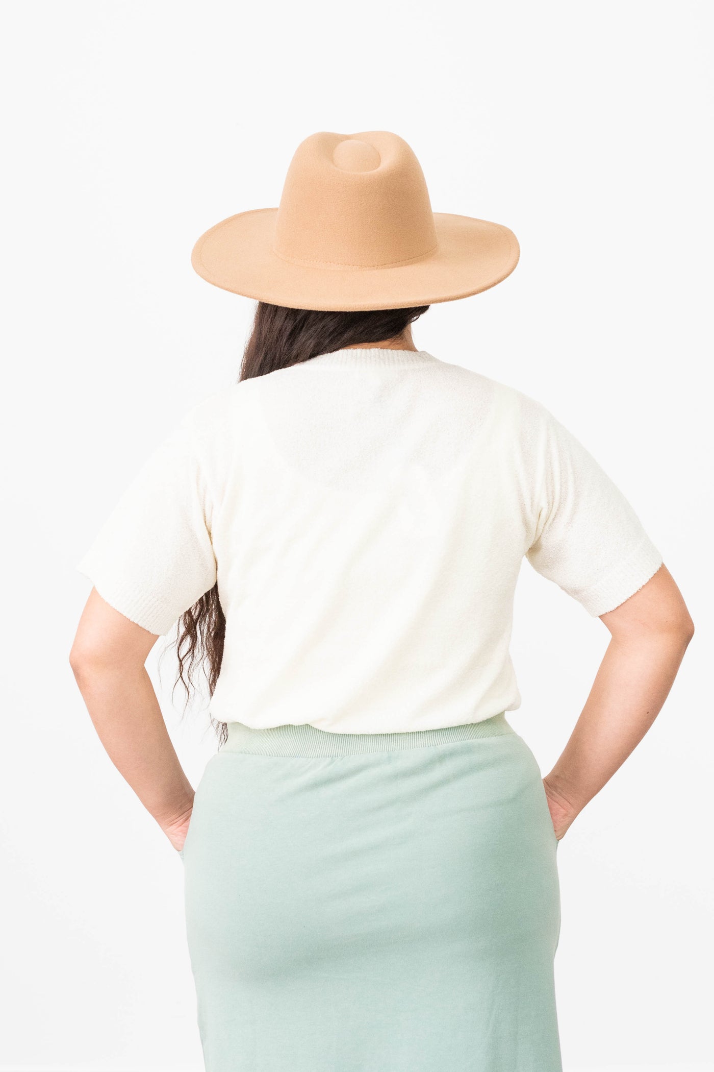 Ansley White Knit Top