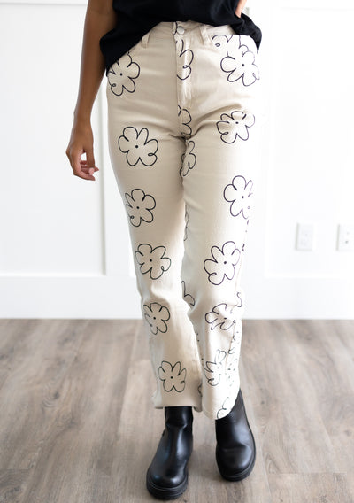 Bexley Ivory Floral Pants