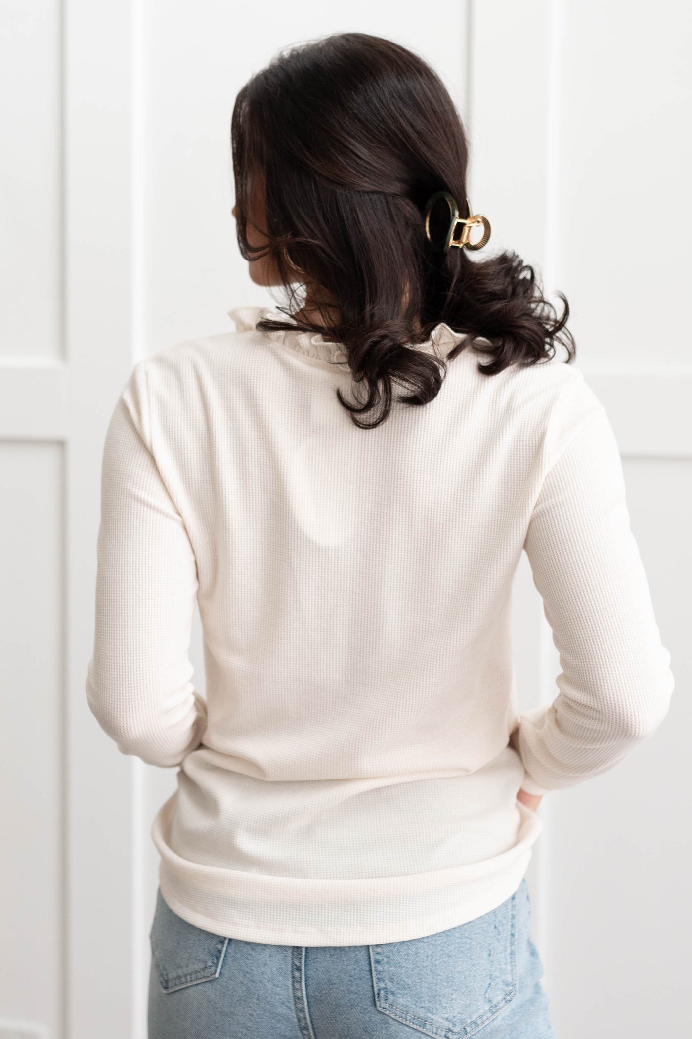 Bianca Cream Knit Top