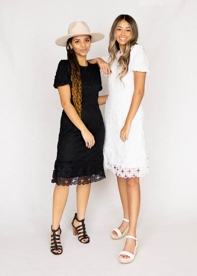 Bridget Black Lace Dress
