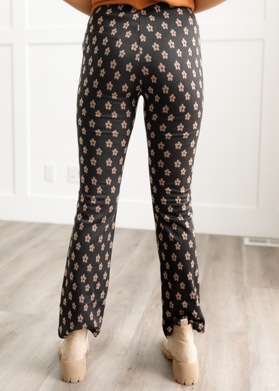 Caddie Black Floral Pants