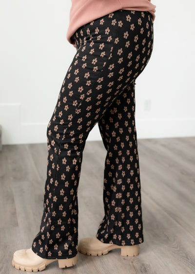 Caddie Black Floral Pants