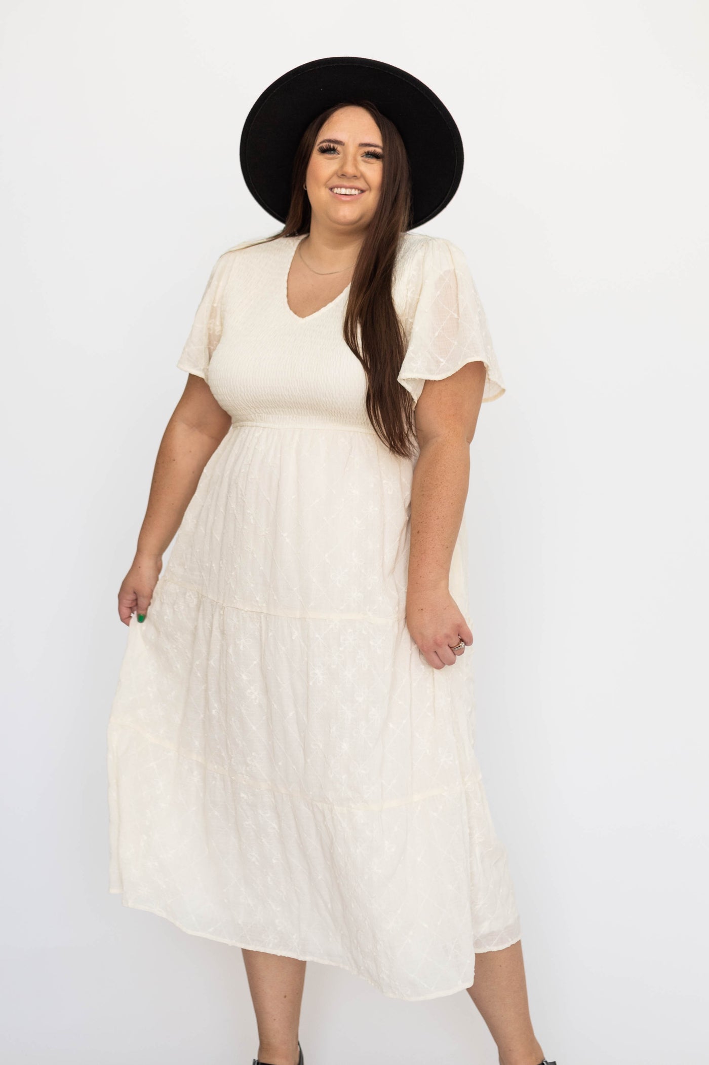 Charmaine Cream Dress