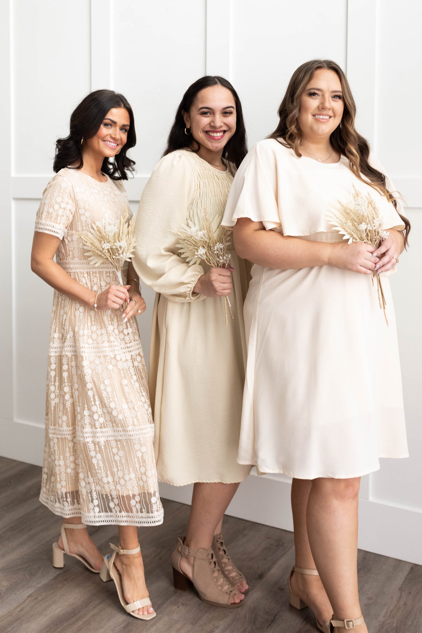 Claribel Cream Dress