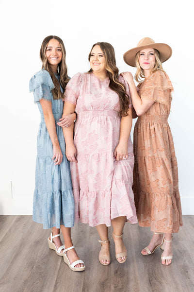 Joni Floral Mauve Dress Exclusive