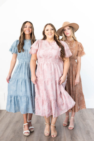 Joni Floral Mauve Dress Exclusive