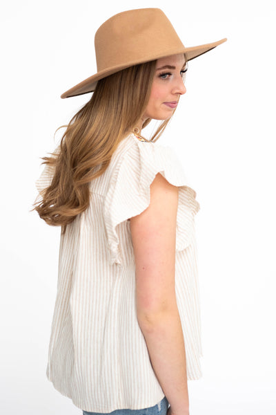 Ryann Taupe Top