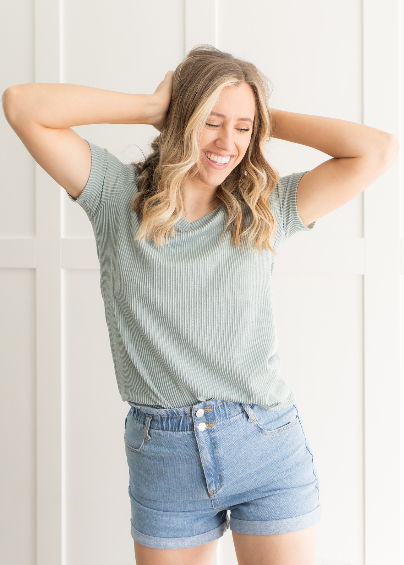 Dakota Blue Denim Shorts