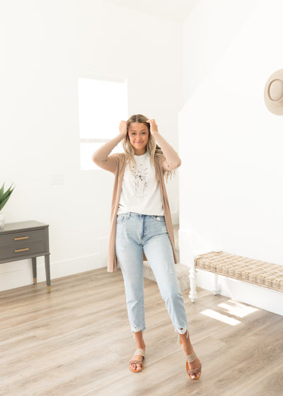Emma High Rise Distressed Jeans