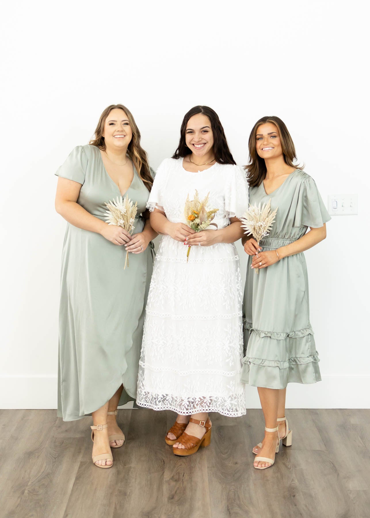 Adelia White Floral Dress