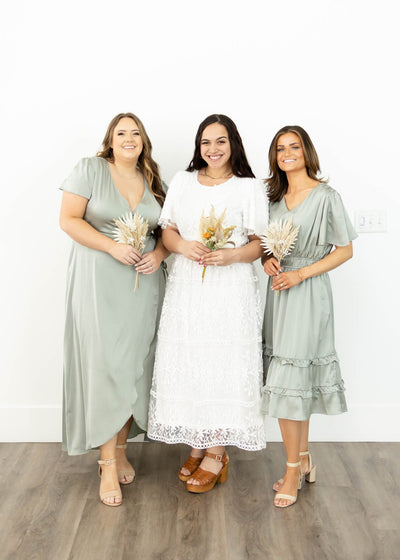 Adelia White Floral Dress