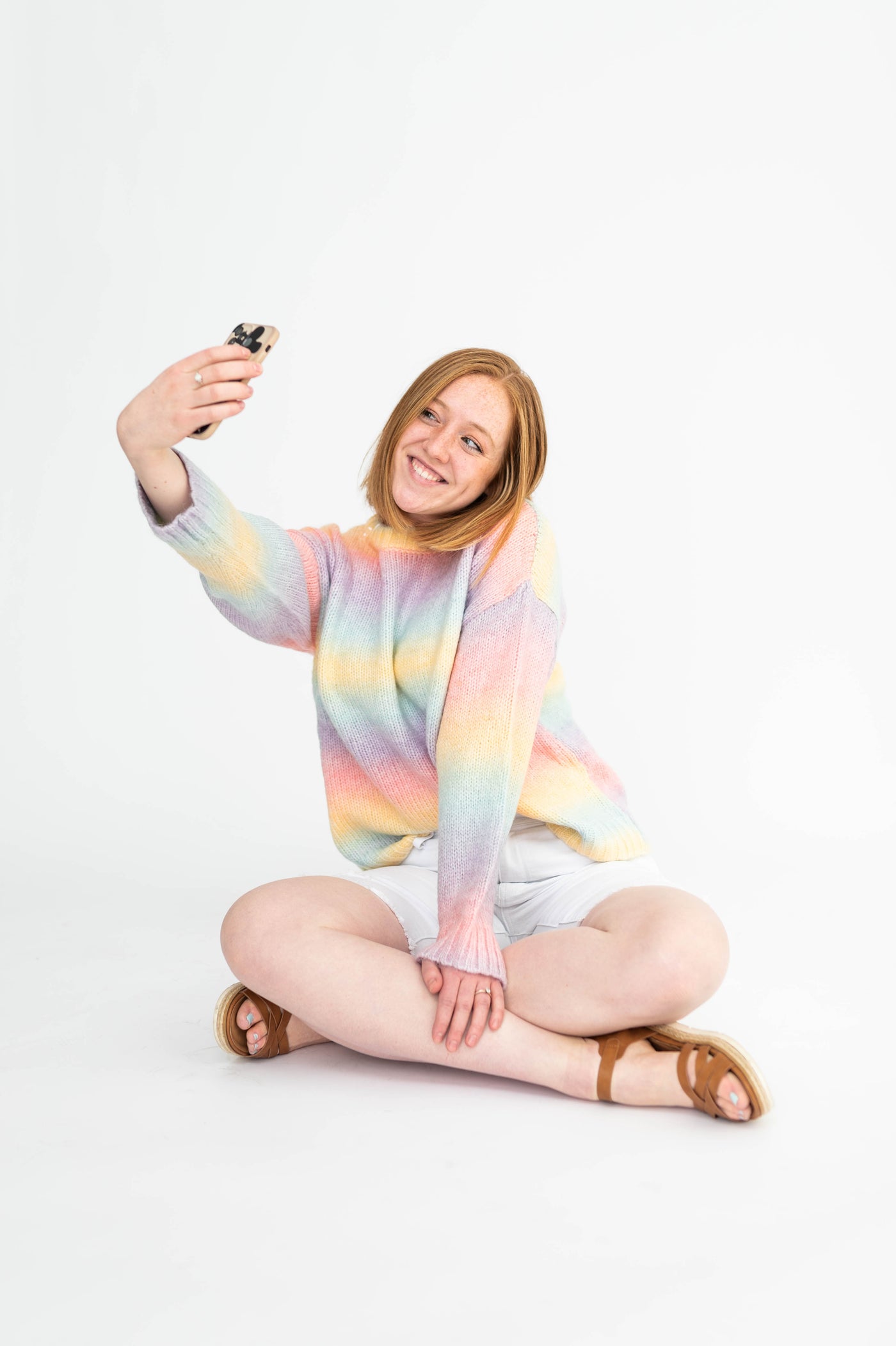 Pastel sweater with long sleeves