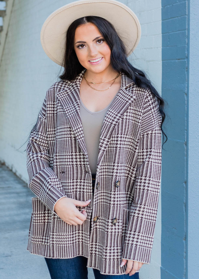 Ingrid Brown Blazer