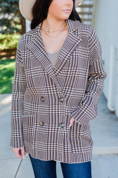 Ingrid Brown Blazer