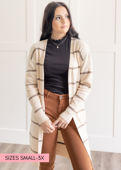 Jayde Oatmeal Cardigan