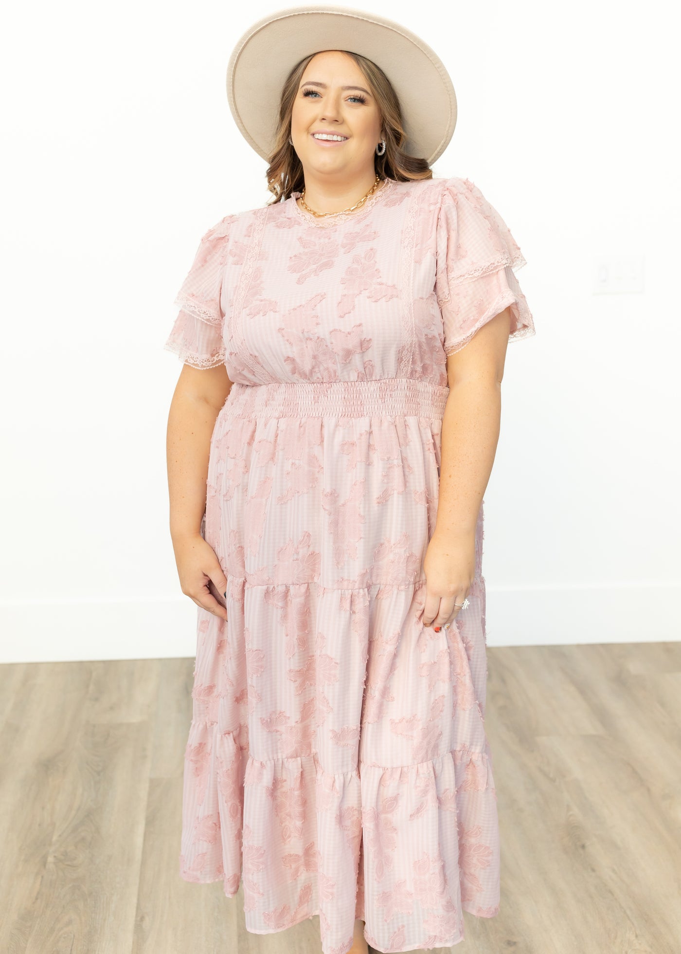 Joni Floral Mauve Dress Exclusive