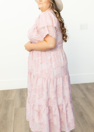 Joni Floral Mauve Dress Exclusive