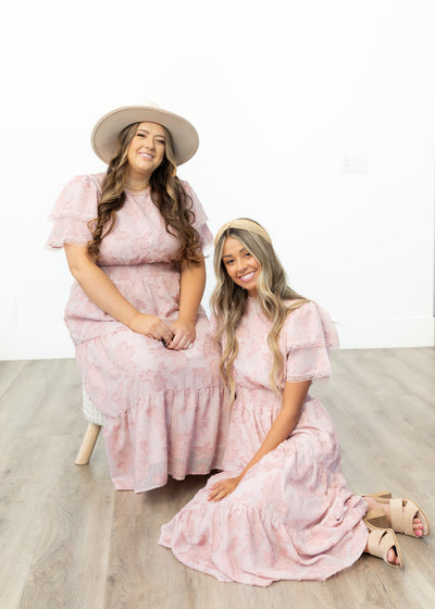 Joni Floral Mauve Dress Exclusive