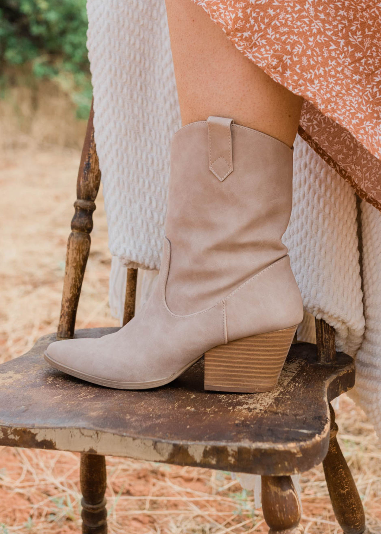Julie Taupe Boots