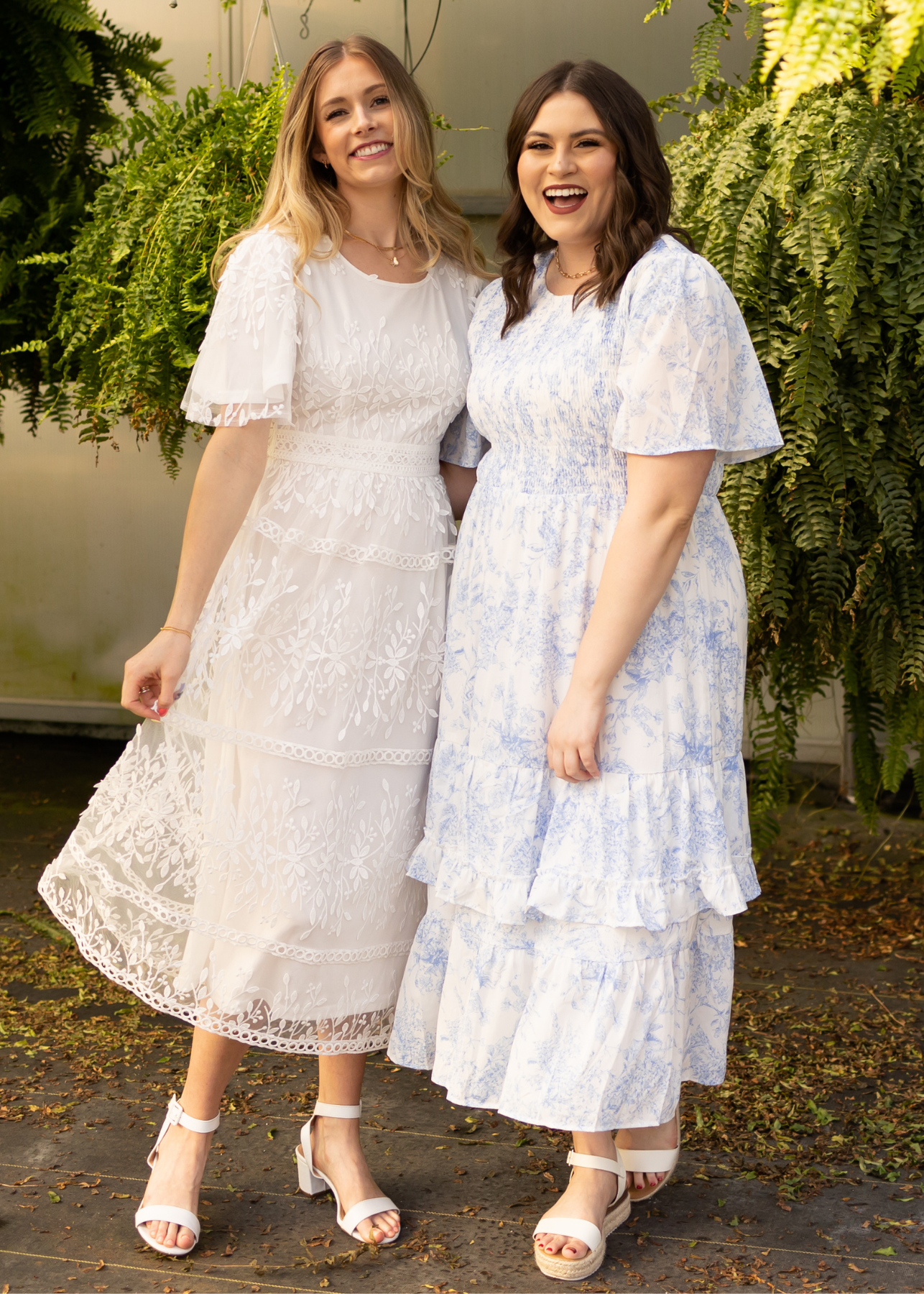 Julissa Blue Floral Dress