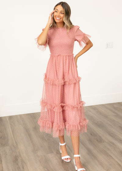 Kamala Dusty Blush Dress