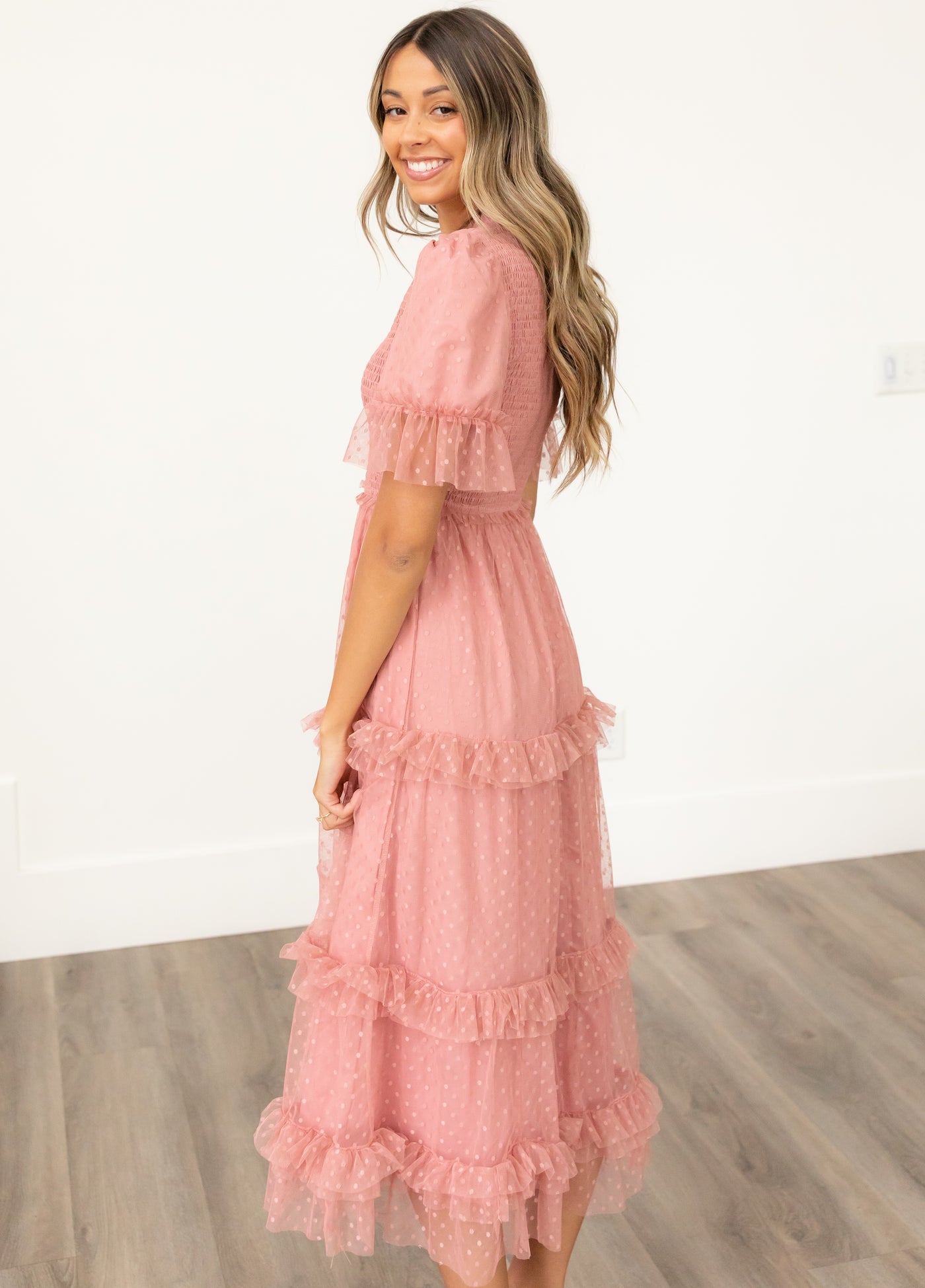 Kamala Dusty Blush Dress