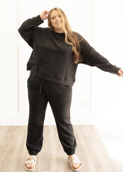 Kinsley Black Joggers