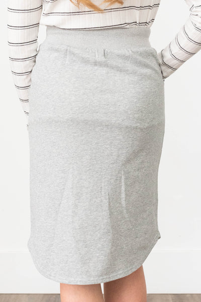 Livia Heather Grey Skirt