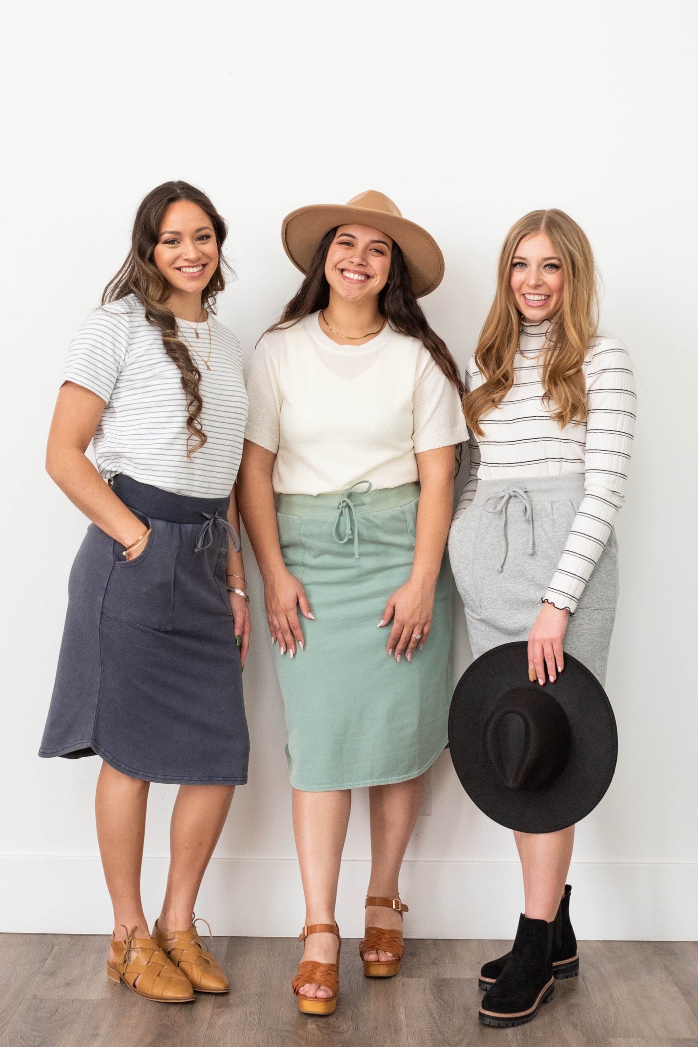 Livia Heather Grey Skirt