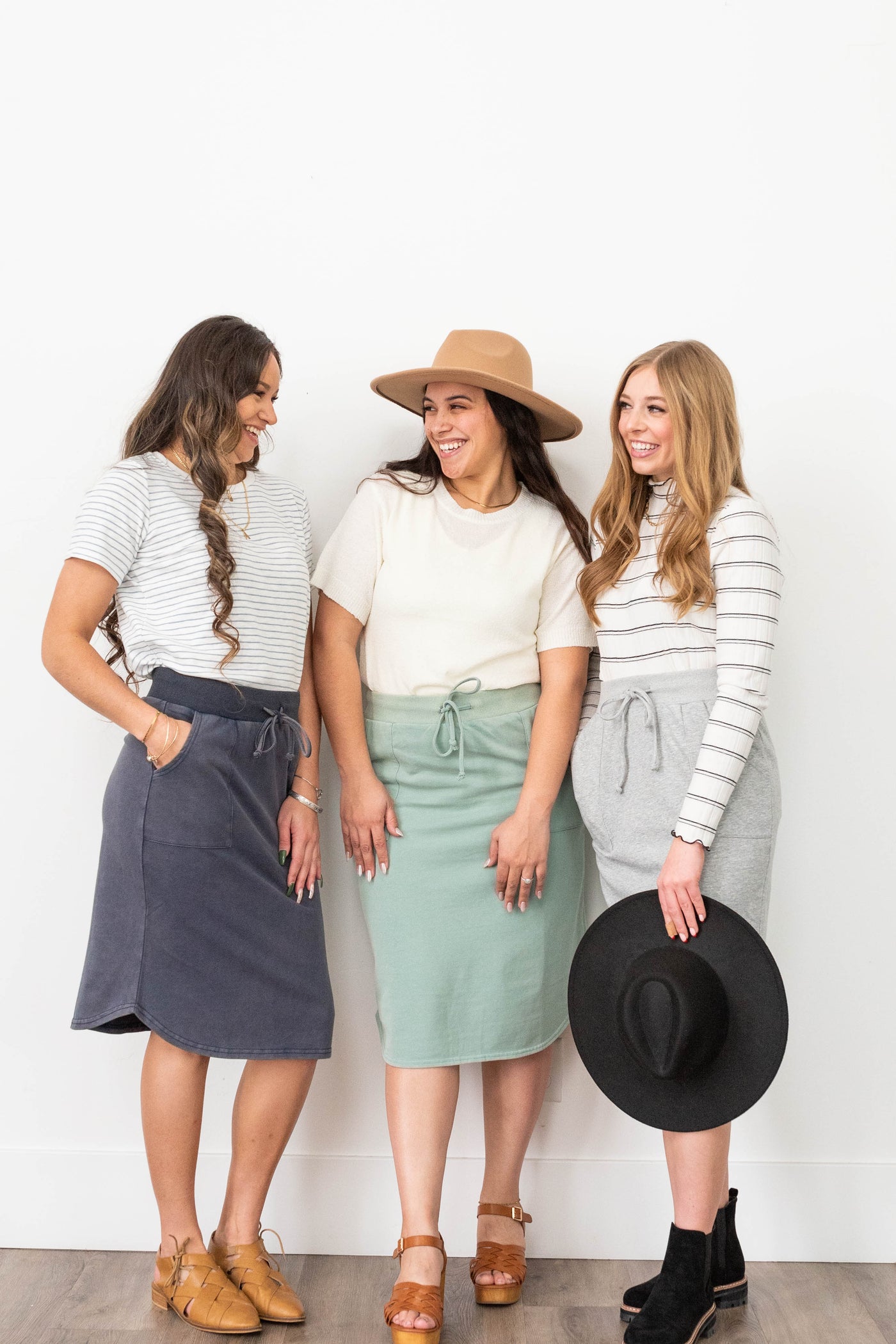 Livia Heather Grey Skirt