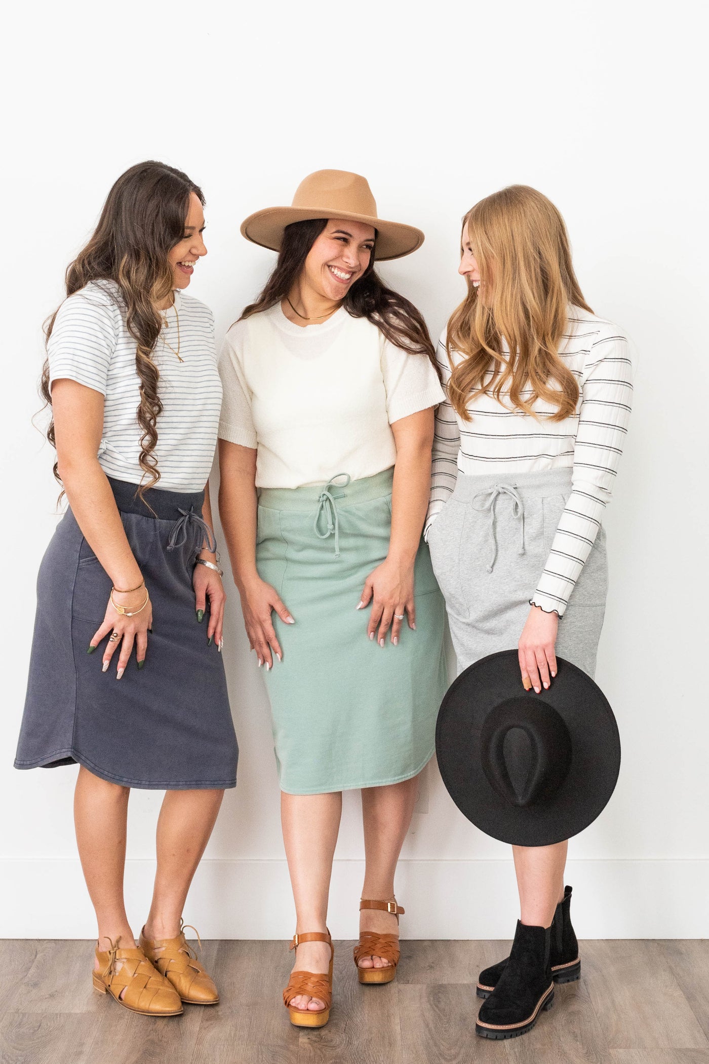 Livia Heather Grey Skirt