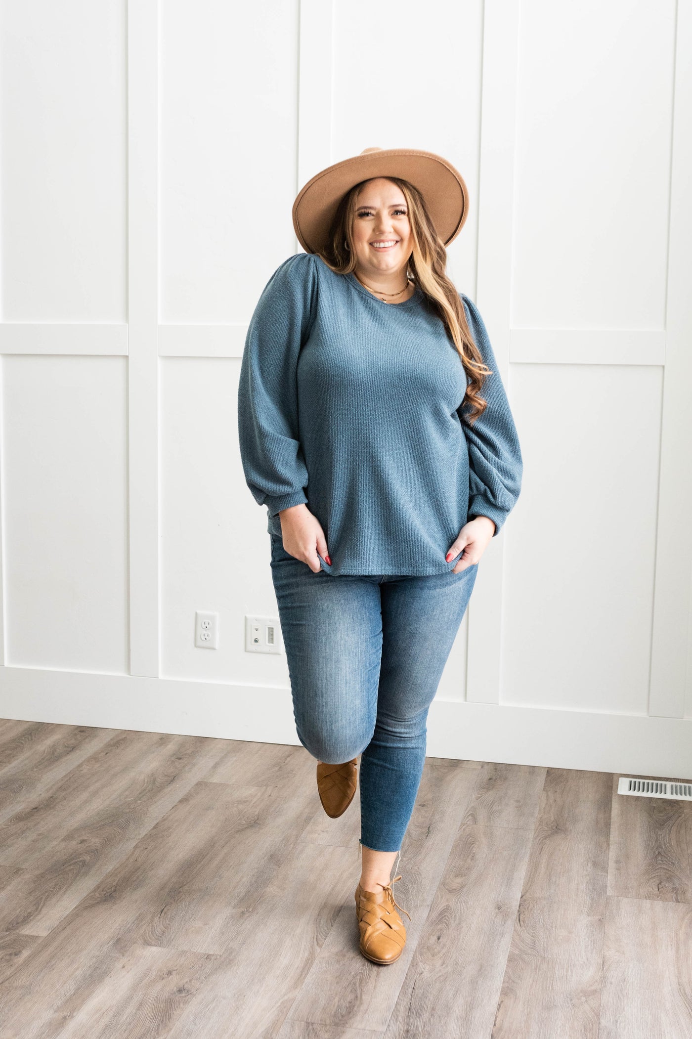 Liz Denim Top