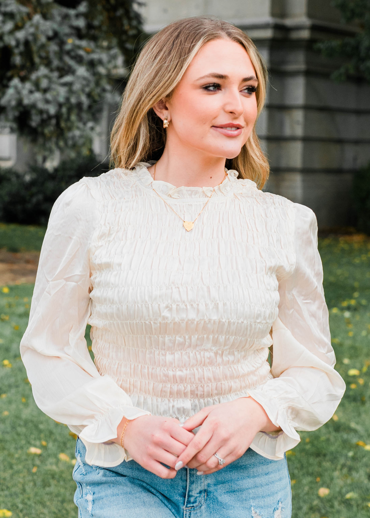 Lola Champagne Top