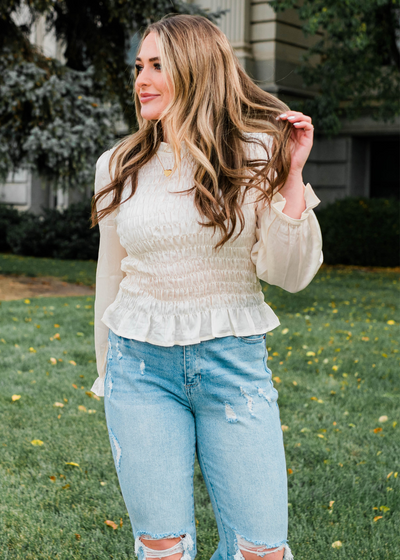 Lola Champagne Top