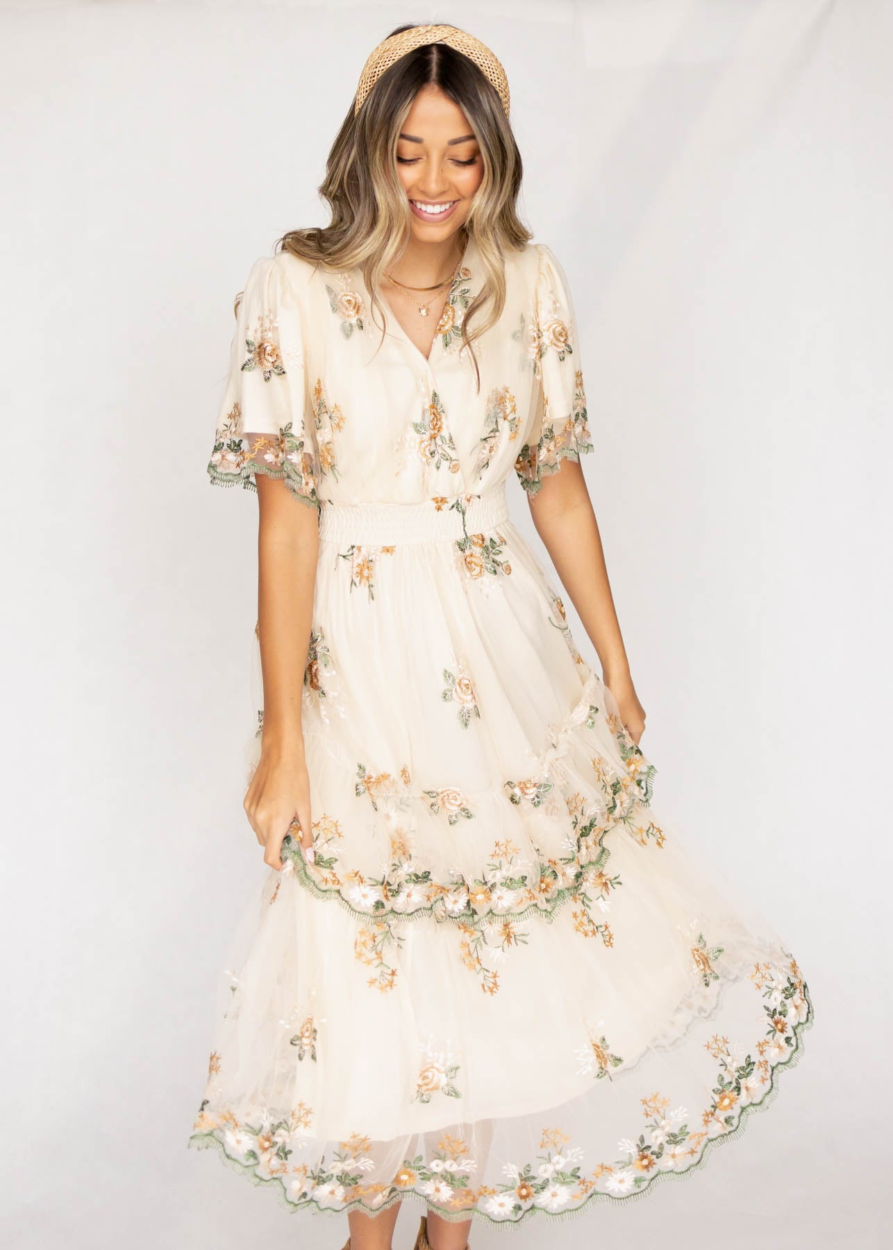 Taupe dress