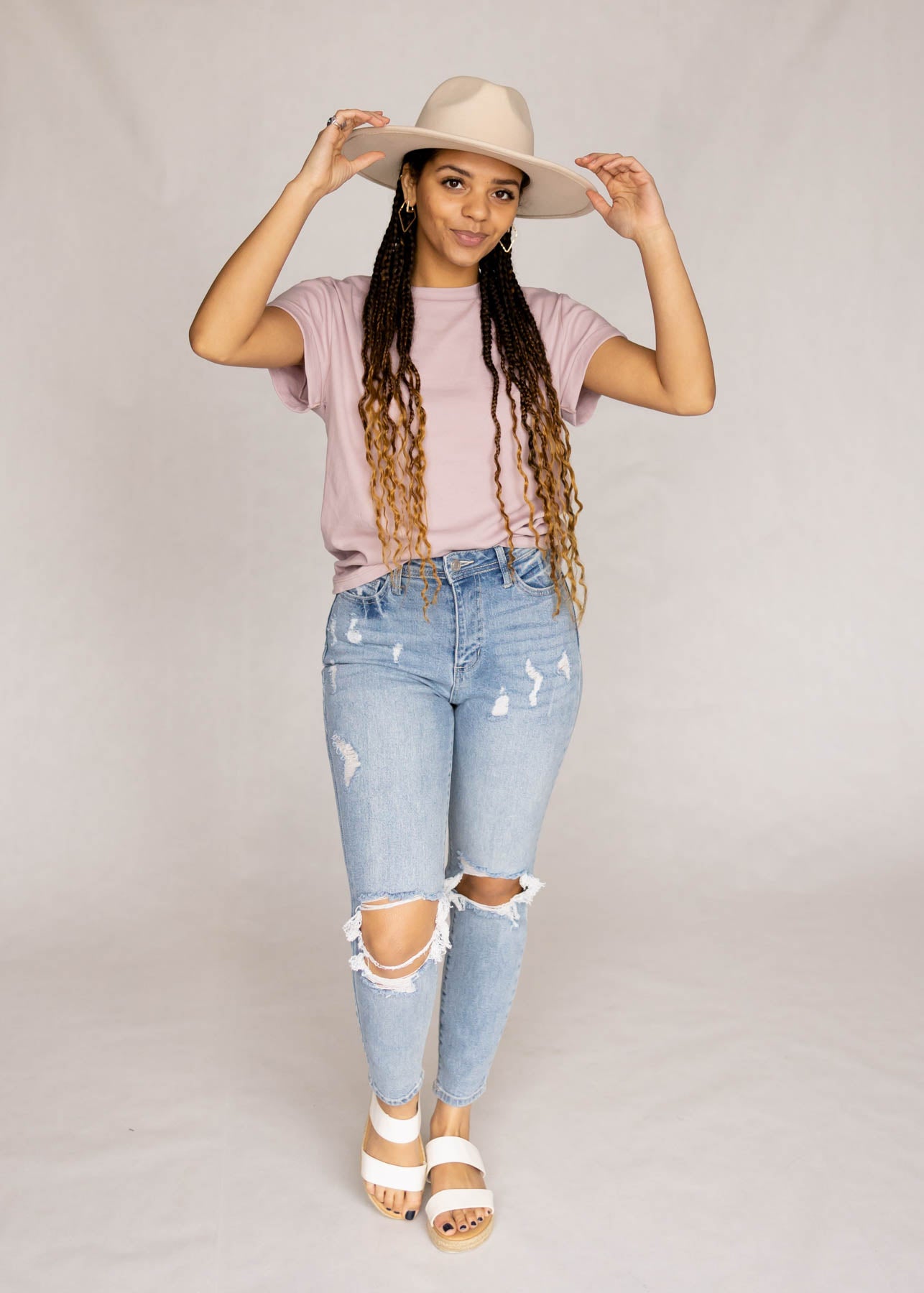 Dusty mauve top