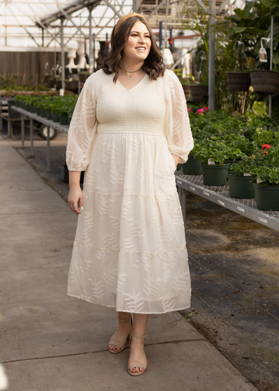 Cream dress