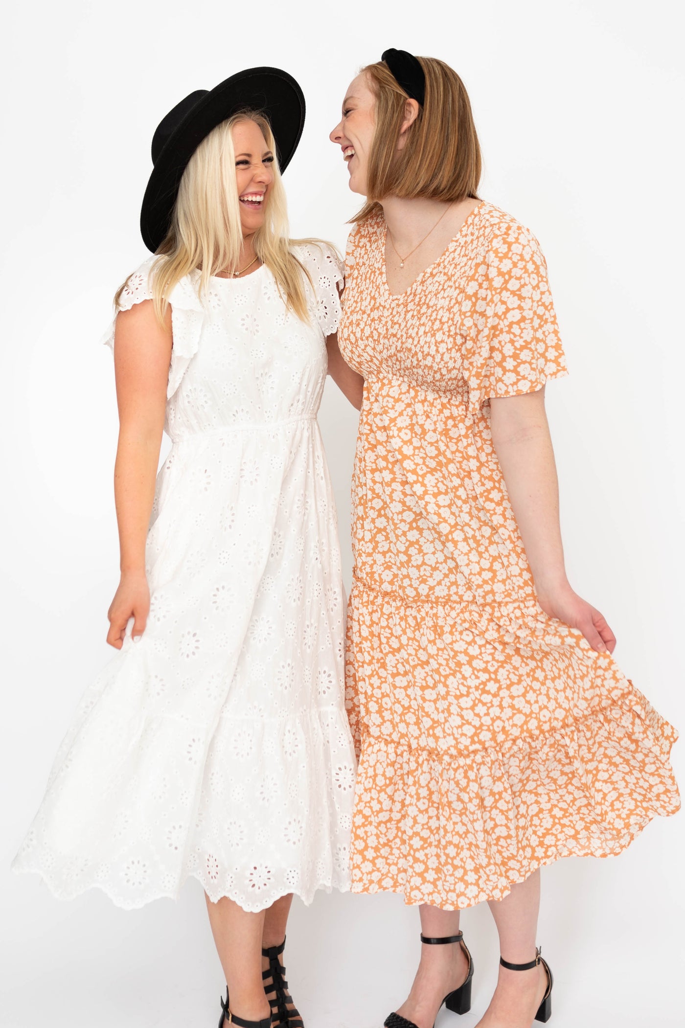 Mira Apricot Dress