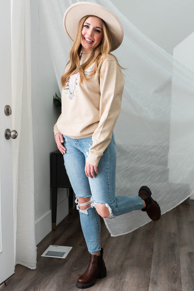 Long sleeve sands sweatshirt