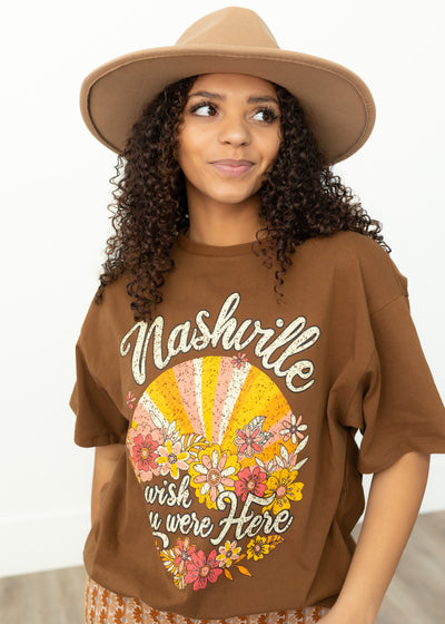 Nashville Brown Tee