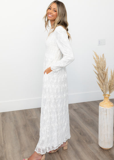 Vianne White Lace Dress
