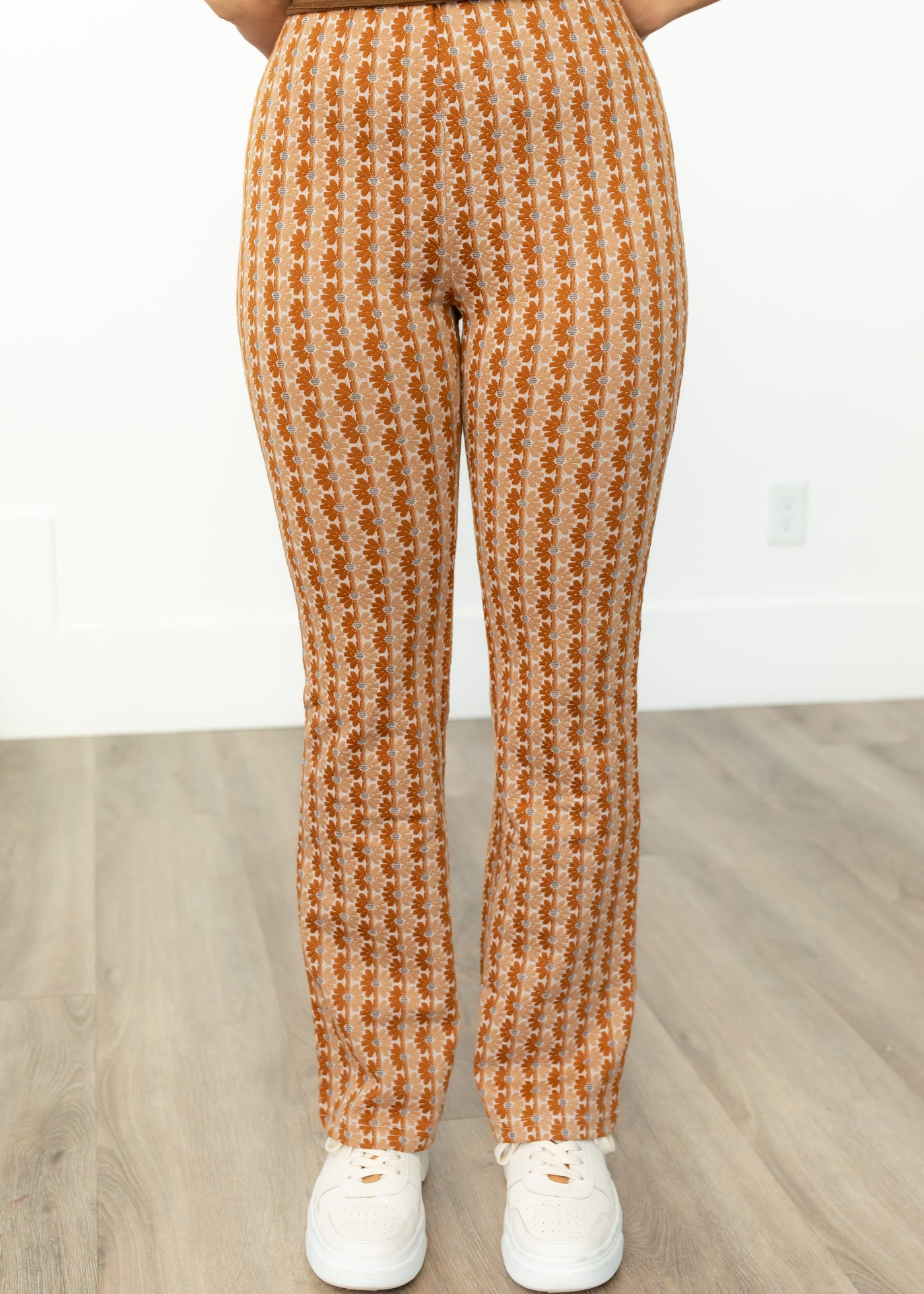 Yvonne Brown Floral Pants