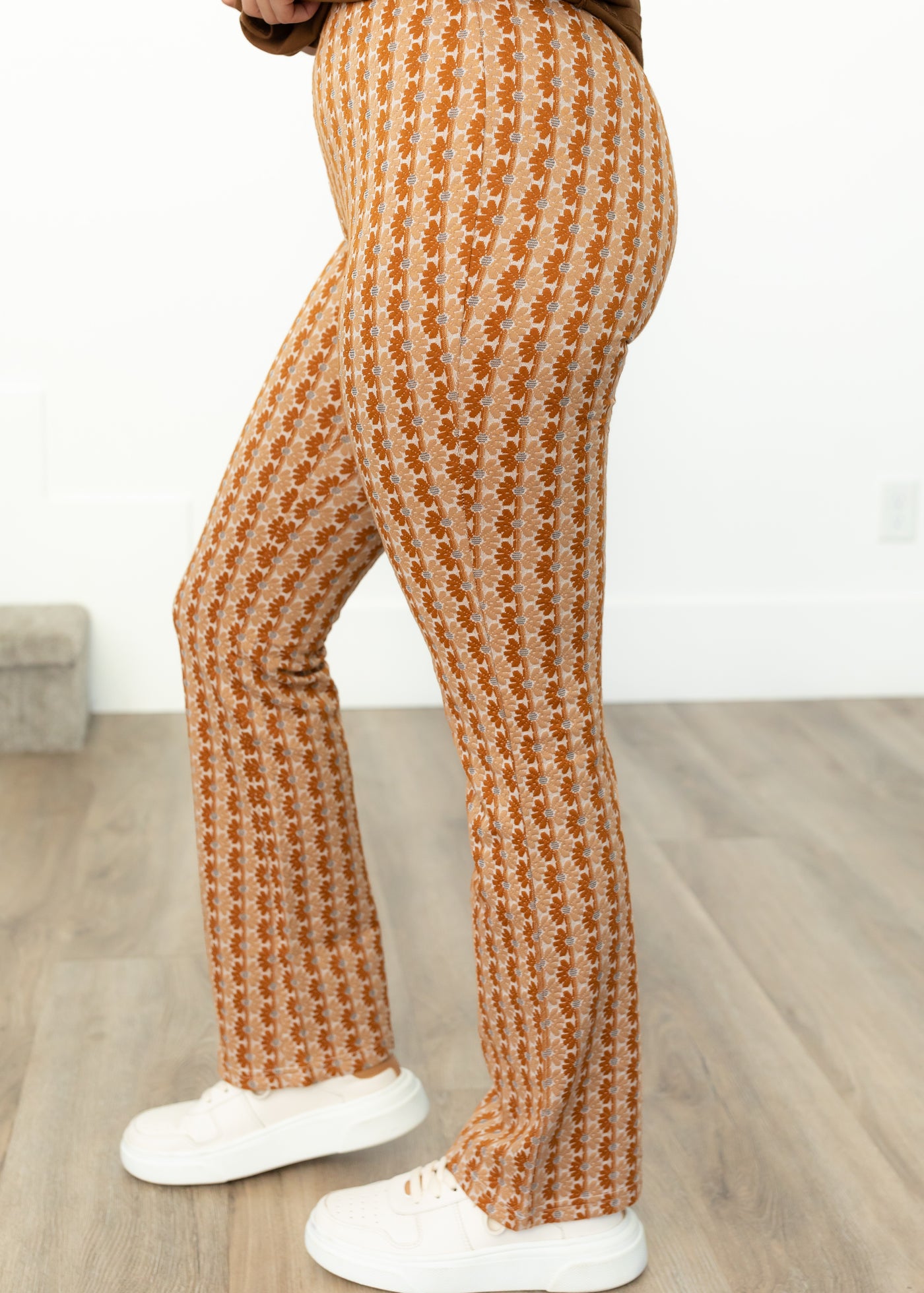 Yvonne Brown Floral Pants