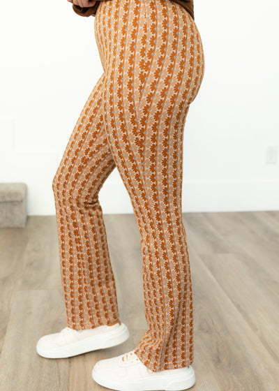 Yvonne Brown Floral Pants