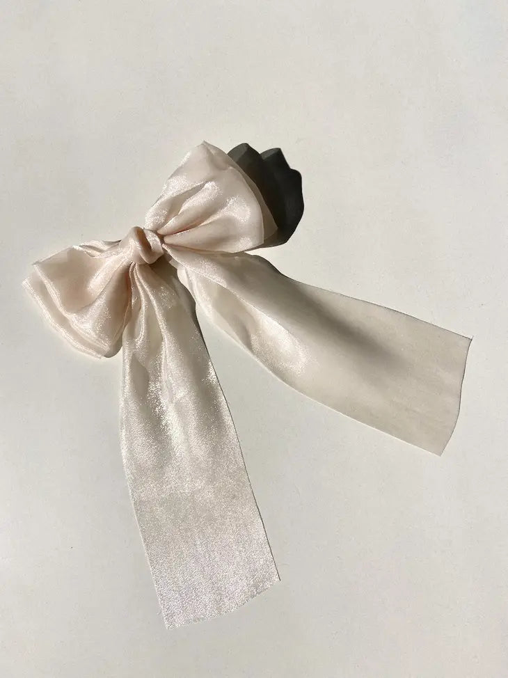 Eleanor Cream Hair Bow