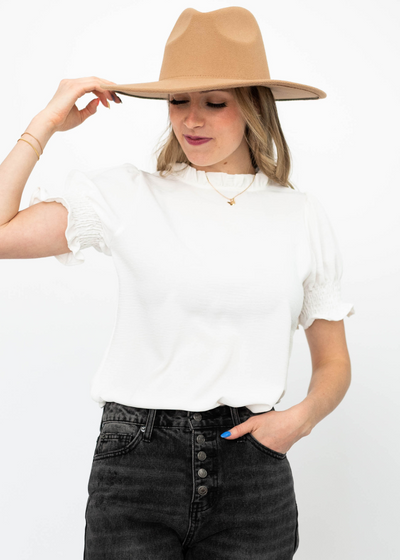 Brenda white top