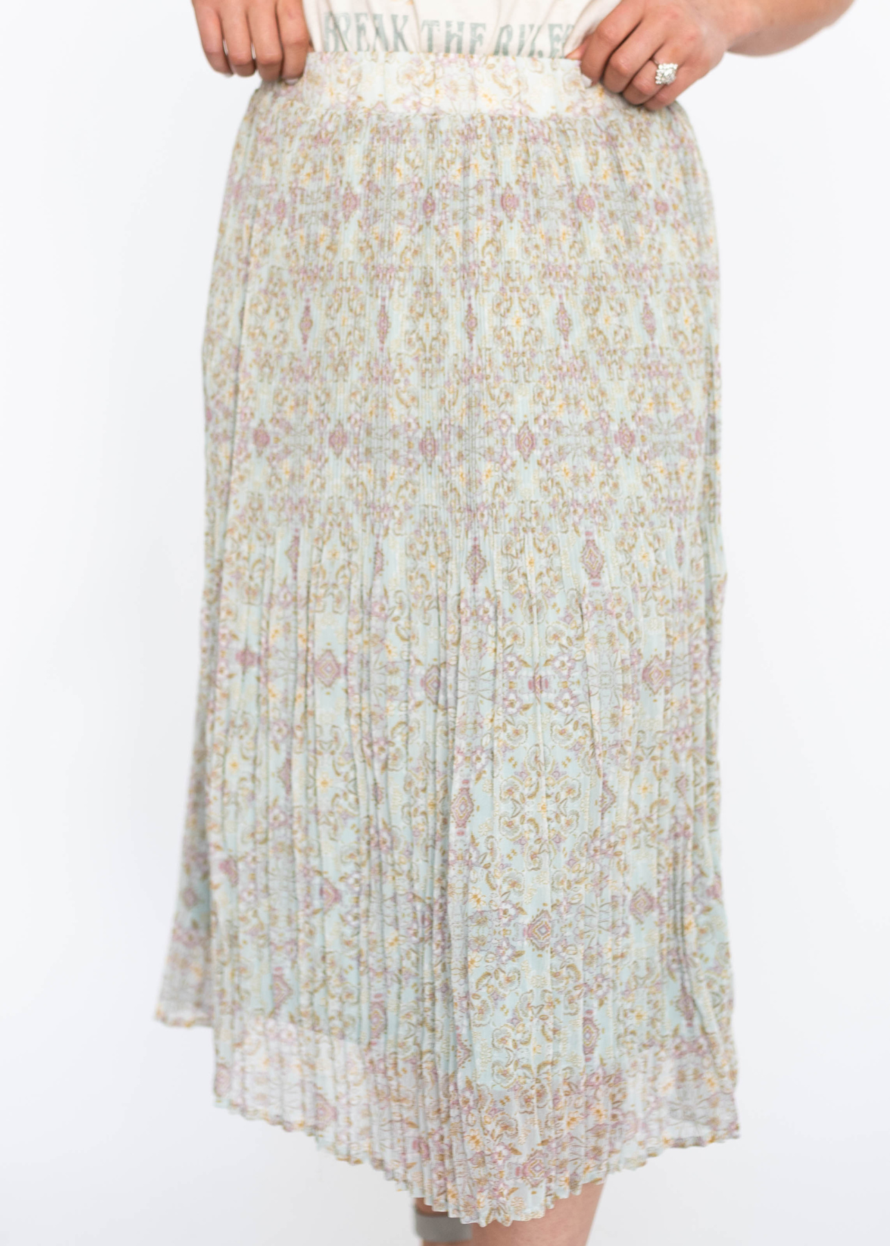 Dusty sage skirt