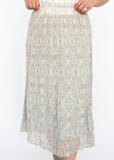 Dusty sage skirt