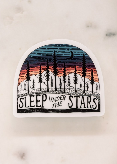 Sleep Under The Stars Vinyl Sticker