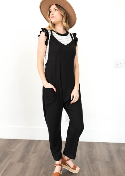 Black jumpsuit